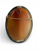 Broche Mandile 1922 Femme Cammei  in Argent Conchiglia 2MSPCM24 - 2MSPCM24